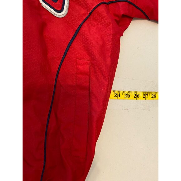 Majestic Anaheim Los Angeles Angels Jacket Majestic Red Fleece Mens Large - Picture 9 of 11